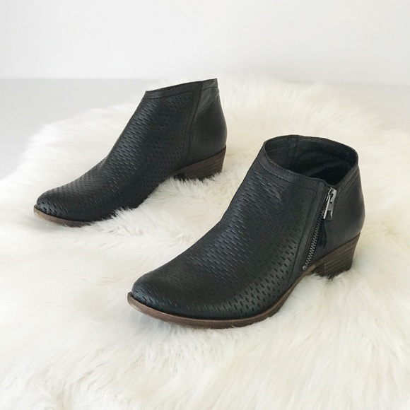 lucky brand brielley perforated bootie